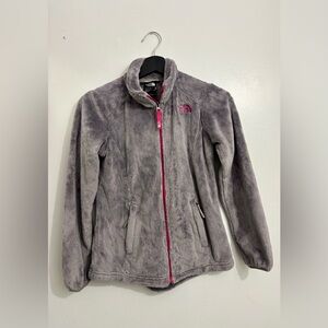 EUC North Face Girls’ Osito fleece jacket, Size M